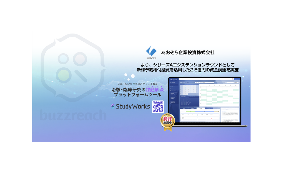 新株予約権付融資を活用した シリーズAエクステンションラウンドでの資金調達を実施いたしました。