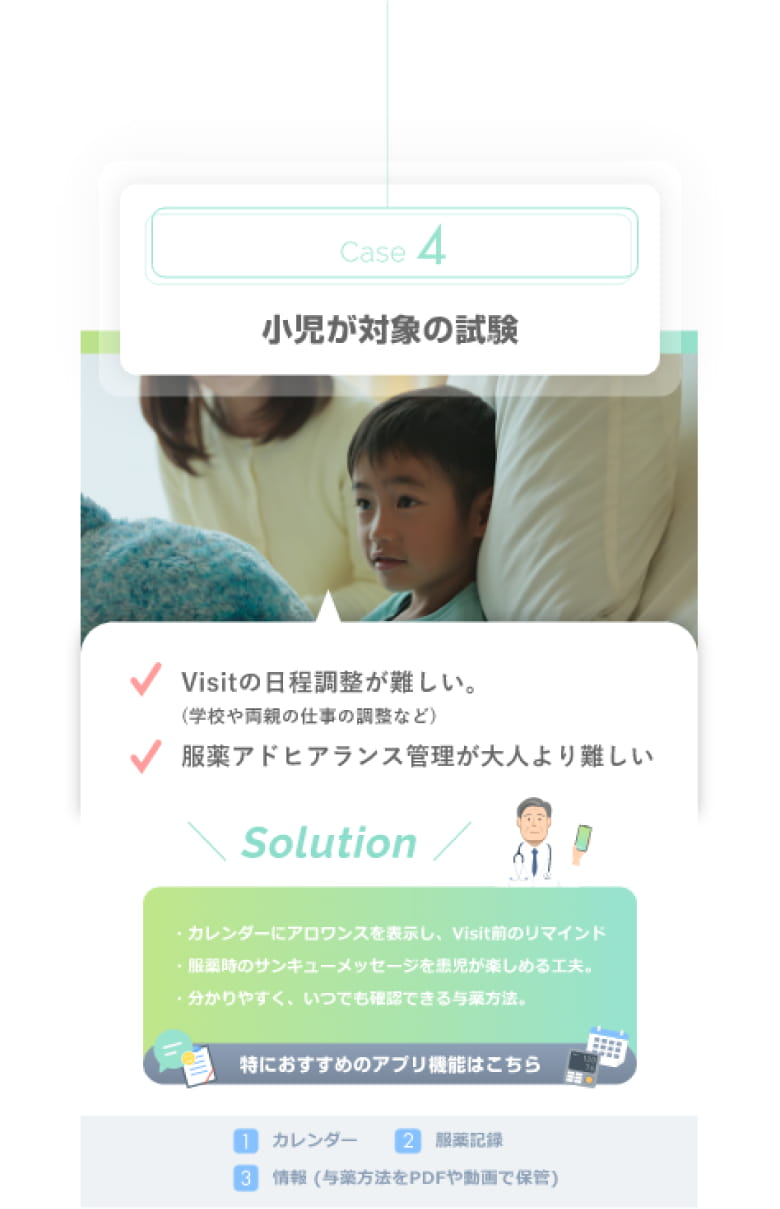 ケース4 小児が対象の試験