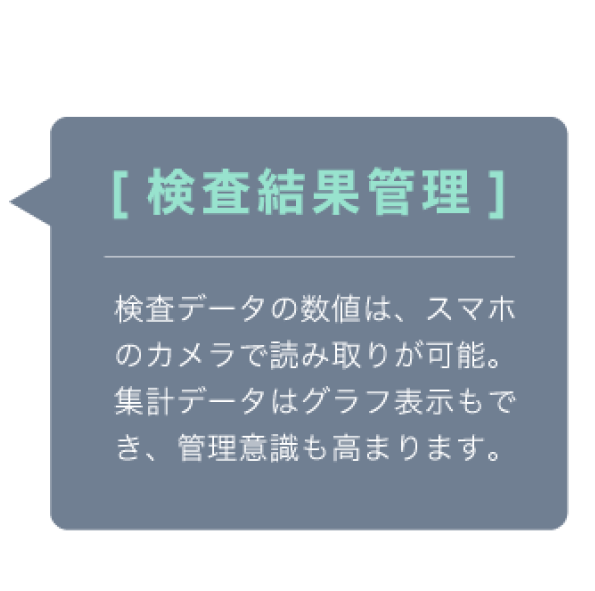 検査結果管理